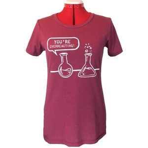 You're Overreacting T-Shirt by Next Level, Size L
